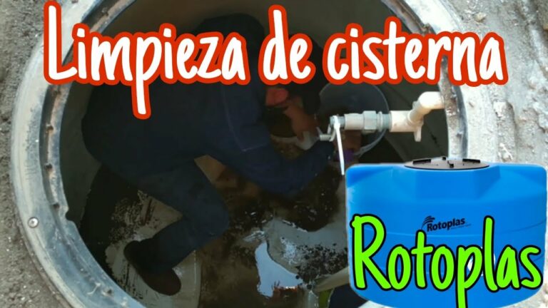 Como se realiza el mantenimiento y limpieza de una cisterna de aseo